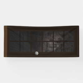 Fake Door Ghost Halloween Spuk House Prop Banner
