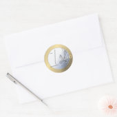 Fake-Euro-Aufkleber Runder Aufkleber (Umschlag)