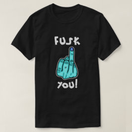 Fake f-bomb & Fake Mittelfinger Witz v3.1 T-Shirt