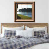 Fake Fenster Aussicht Leinwand Seen (Insitu (Schlafzimmer))