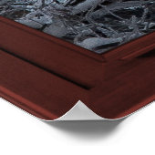 Fake-Fenster - Illusion - Winterwaldansicht 1 von Poster (Ecke)