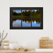 Fake für Bergseen Poster (Küche)