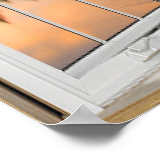 Fake für Bergseen Poster (Ecke)