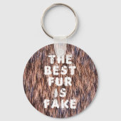Fake Fur Schlüsselanhänger (Vorderseite)