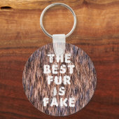 Fake Fur Schlüsselanhänger (Vorderseite)