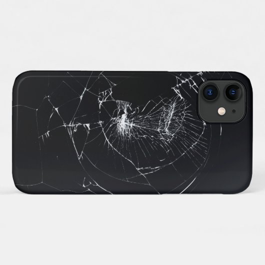 Fake gebrochen Design - Funny Theatre Abschreckung Case-Mate iPhone Hülle (Rückseite (Horizontal))