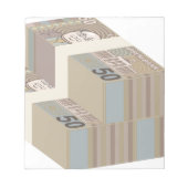 Fake-Geldstapel Notizblock (Vorderseite)