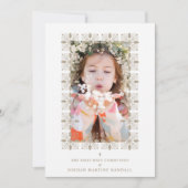 Fake Gold Effect Fancy Ornament Lace Effect Modern Einladung (Vorderseite)