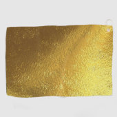 Fake Gold Foil Golfhandtuch (Horizontal)
