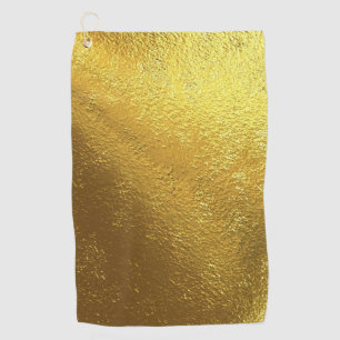 Fake Gold Foil Golfhandtuch