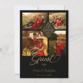 Fake Golden Luxury Filigree 4 Bilder Vorlage (Vorderseite)