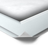 Fake Imitate FensterIllusion - Schneeszene Poster (Ecke)