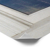 Fake Imitate FensterIllusion - Sonnenschein Aussic Poster (Ecke)