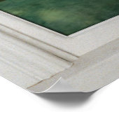 Fake Imitate Window Illusion - Helle Lagune Szene Poster (Ecke)