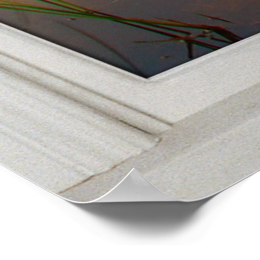 Fake Imitate Window Illusion - Reflektionsszene Poster (Ecke)