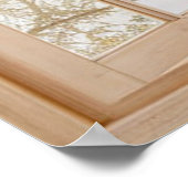 Fake Imitats Fenster mit Blick auf den Summer Sky Poster (Ecke)