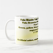 Fake IST FAKE, (NICHT WIRKLICH! Kaffeetasse (Links)