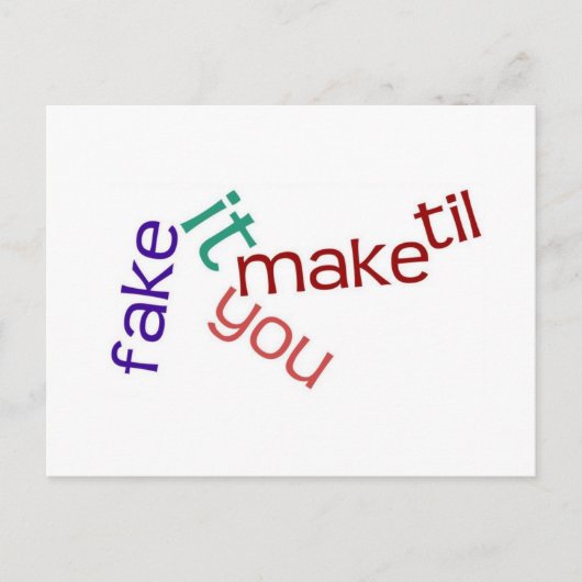 Fake IT Postkarte (Vorderseite)