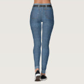 Fake Jeans Leggings (Rückseite)