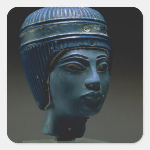 Fake Königskopf, ursprünglich als Tutankha gedacht Quadratischer Aufkleber