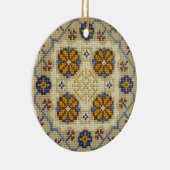 Fake Kreuzstich bestickt Weihnachtsschmuck (Rechts)