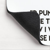 Fake lächeln - Funny, sarkastisch zitiert Mousepad (Ecke)