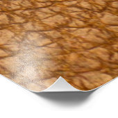 Fake-Leder-Look Fotodruck (Ecke)