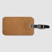 Fake-Leder-Look Gepäckanhänger (Vorderseite (Horizontal))