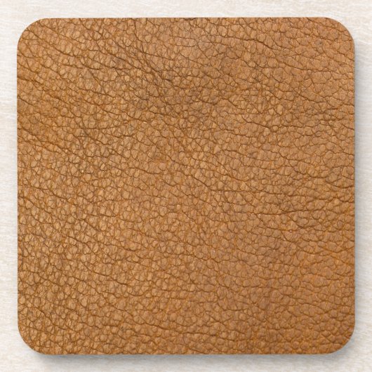 Fake-Leder-Look Getränkeuntersetzer (Vorderseite)