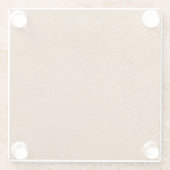 Fake-Leder-Look Glasuntersetzer (Rückseite)