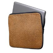 Fake-Leder-Look Laptopschutzhülle (Vorderseite Links)