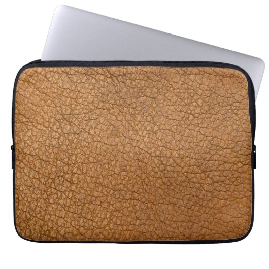 Fake-Leder-Look Laptopschutzhülle (Vorderseite)