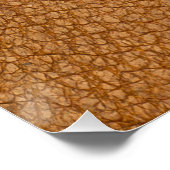 Fake-Leder-Look Poster (Ecke)