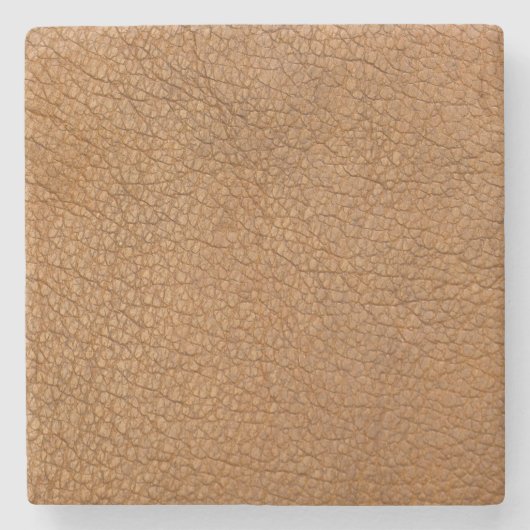 Fake-Leder-Look Steinuntersetzer (Vorderseite)