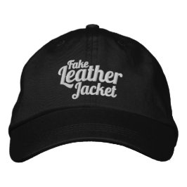 Fake-lederne Jacke - Hut
