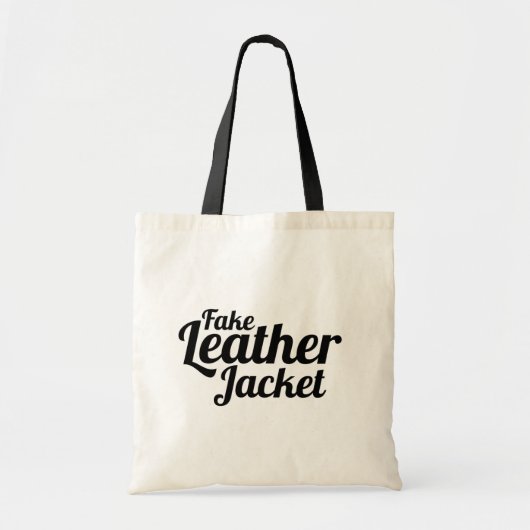 Fake-lederne Jacke - Taschen-Tasche Tragetasche (Vorne)