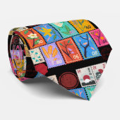 Fake Masterpiece Random Briefmarke Collage Collect Krawatte (Gerollt)