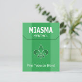Fake Miasma Brand Postkarte (Stehend Vorderseite)