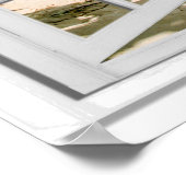 Fake mit Blick auf den tropischen Strand Poster (Ecke)