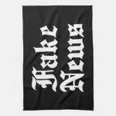 Fake-Nachrichten Geschirrtuch (Vertikal)