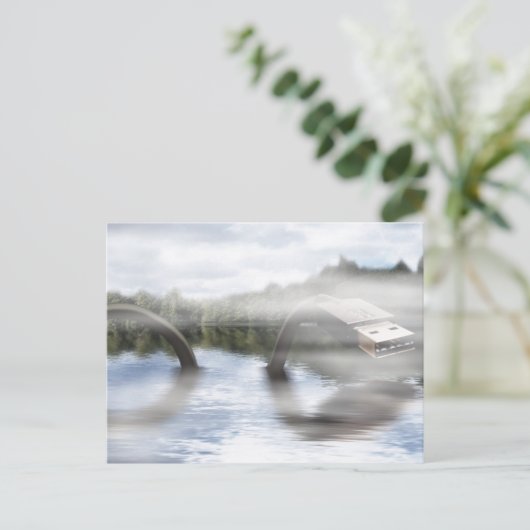 Fake Ness Postkarte (Stehend Vorderseite)