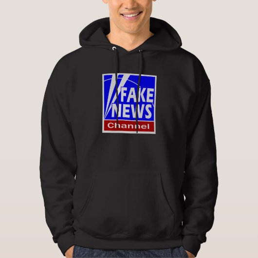 Fake News Channel Hoodie (Vorderseite)