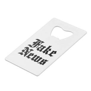 Fake News Geldbeutel Flaschenöffner
