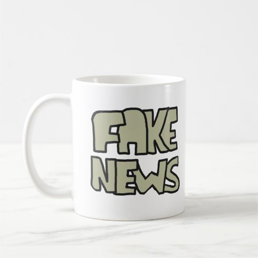 Fake News Kaffeetasse (Links)