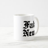 Fake News Kaffeetasse (VorderseiteRechts)