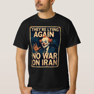 Fake-News Keine-Kriegs-Iran-Propaganda-T-Shirt T-Shirt