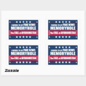 Fake News Memoryhole Der Fall Afghanistans Rechteckiger Aufkleber (Blatt)