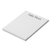 "Fake News" Notepad Notizblock (Rotiert)