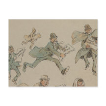 Fake News Postcard Illustration von 1894