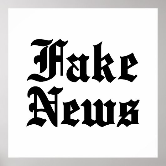 Fake News Poster (Vorne)